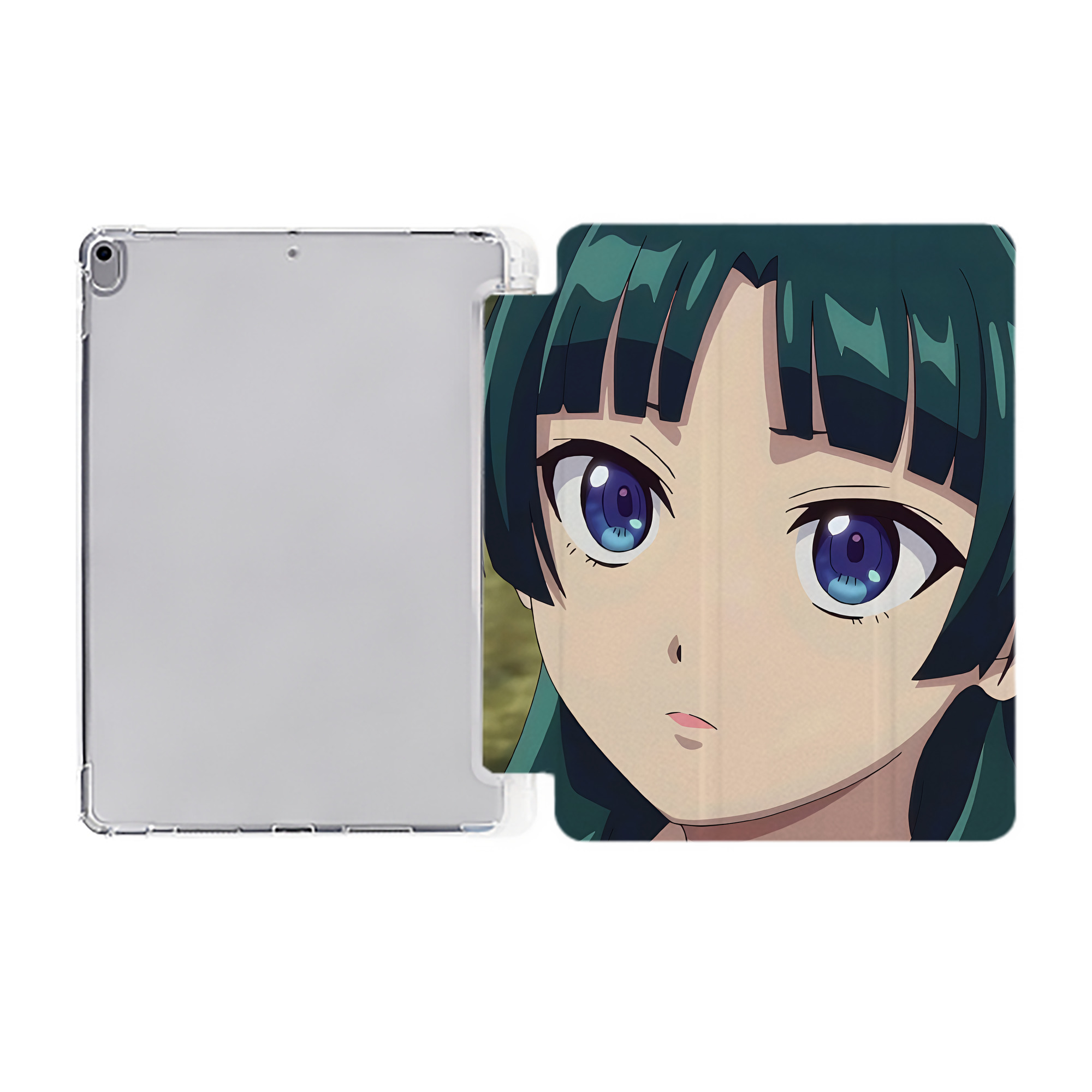 （画像用） 薬屋のひとりごと The Apothecary Diaries IPad ケース ペン収納付き 三つ折りスタンド PUレザー×シリコン 対応機種9.5/10.5/10.9インチ
